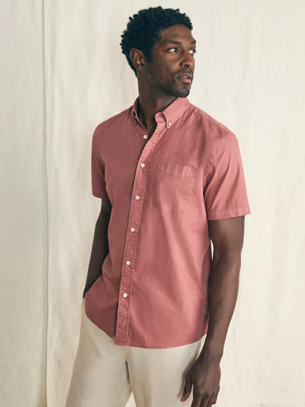 Shirts | Faherty Brand Short-Sleeve Stretch Playa Shirt - Faded Flag