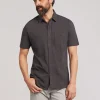 Shirts | Faherty Brand Short-Sleeve Sunwashed Knit Shirt - Washed Black