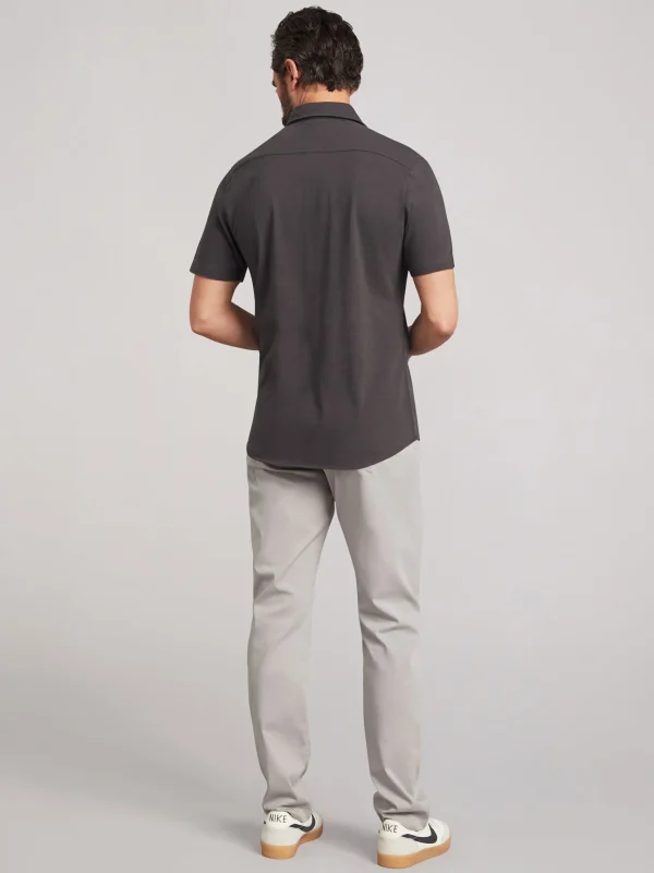 Shirts | Faherty Brand Short-Sleeve Sunwashed Knit Shirt - Washed Black