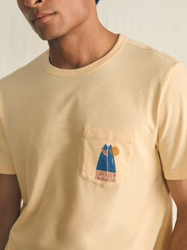 T-Shirts & Henleys | Faherty Brand Short-Sleeve Surfrider Sunwashed Pocket Tee - Sunny Days