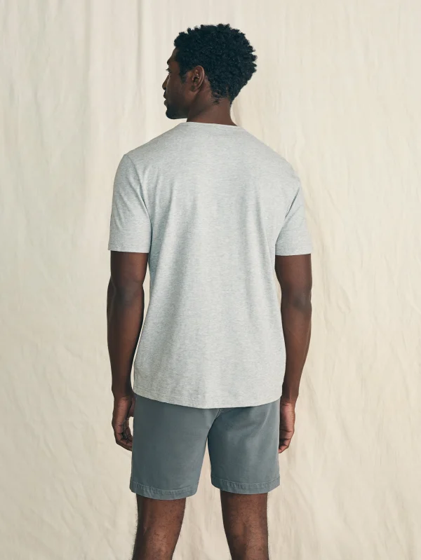 T-Shirts & Henleys | Faherty Brand Short-Sleeve Surfrider Sunwashed Tee - Heather Grey