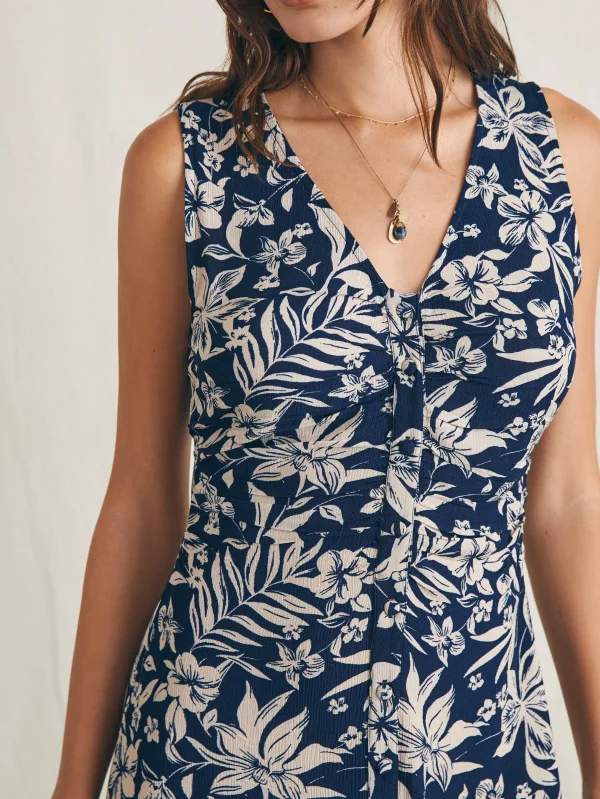 Dresses | Faherty Brand Siena Midi Dress - Navy Canopy Floral