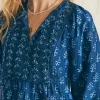 Shirts & Tops | Faherty Brand Silk Blend Solstice Top - Sunburst Mix Print