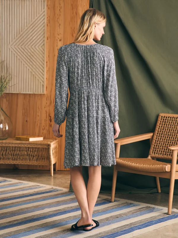 Dresses | Faherty Brand Sirene Dress - Navy Ditsy Floral