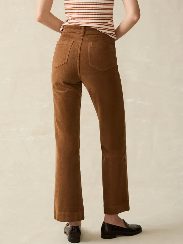 Pants | Faherty Brand Softstretch Cord Patch Pocket Pant - Cord Brown