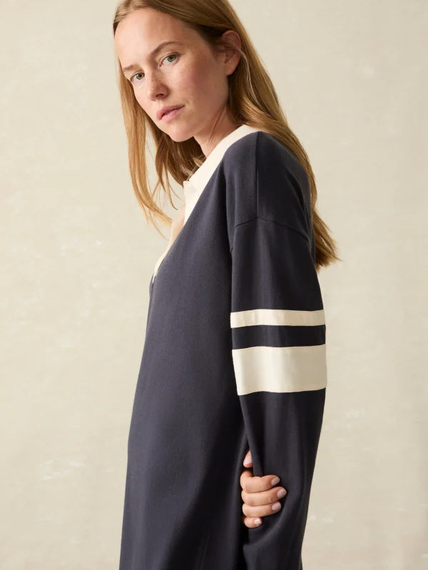 Dresses | Faherty Brand Sport Jersey Polo Dress - Sea Storm