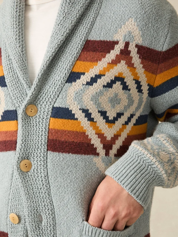 Sweaters | Faherty Brand Steven Paul Judd Cardigan Sweater - Mountain River Ombre