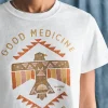 T-Shirts | Faherty Brand Steven Paul Judd Good Medicine Sunwashed Slub Tee - White