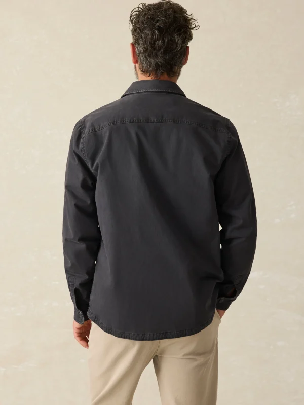 Jackets & Vests | Faherty Brand Stretch Blanket Lined CPO (Tall) - Washed Black