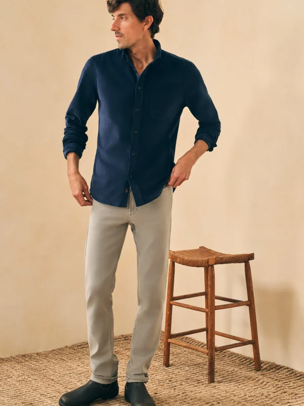 Shirts | Faherty Brand Stretch Corduroy Shirt - Blue Nights