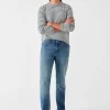 Pants | Faherty Brand Stretch Terry Indigo 5-Pocket Pant (32" Inseam) - Easton Wash