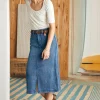 Shorts & Skirts | Faherty Brand Stretch Terry Midi Skirt - Riverton Wash