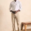 Pants | Faherty Brand Stretch Terry 5-Pocket Athletic Fit Pant - Stone