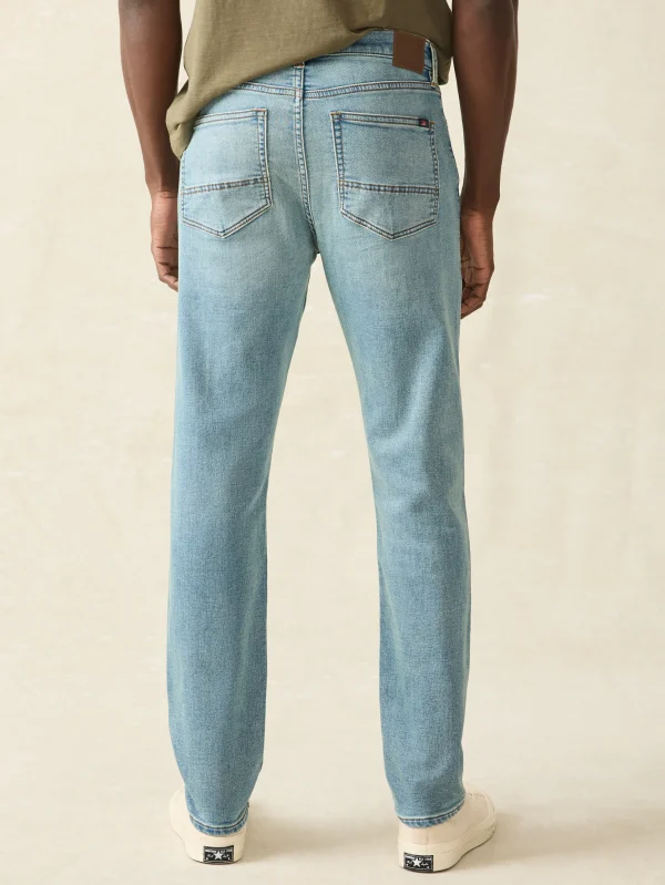 Pants | Faherty Brand Stretch Terry 5-Pocket Athletic Fit Pant - Eastern Shore Wash