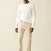 Pants | Faherty Brand Stretch Terry 5-Pocket Pant - Stone