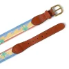 Belts | Faherty Brand s Embroidered Belt - Sun And Wave