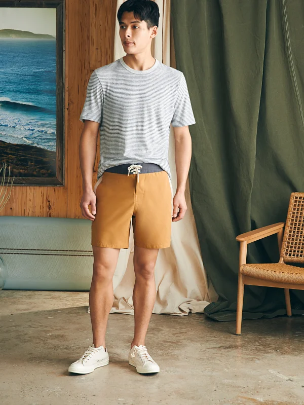 Swim | Faherty Brand Sunwashed Boardshort - Malibu Honey