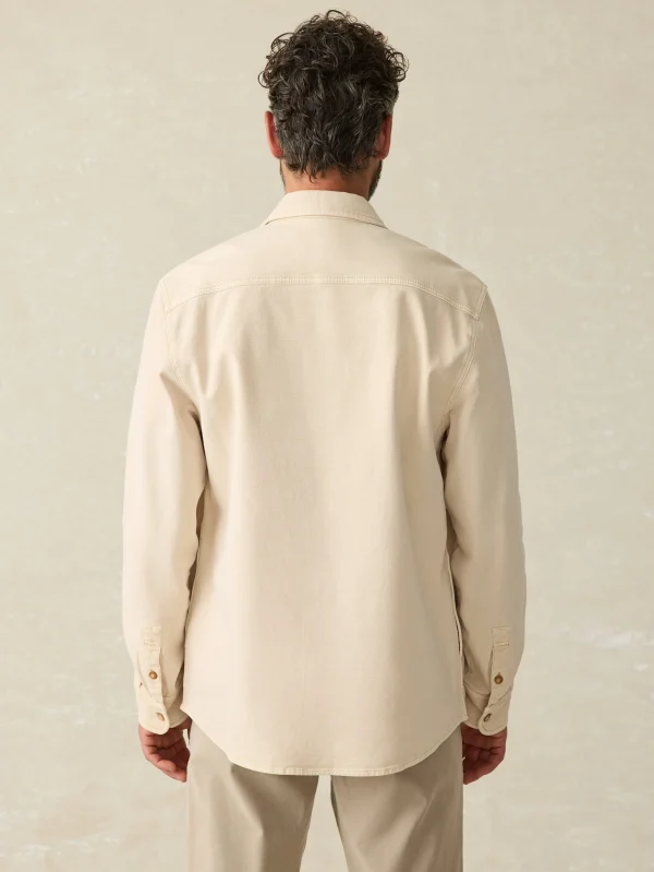 Jackets & Vests | Faherty Brand Sunwashed CPO - Sea Salt