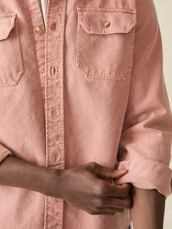 Jackets & Vests | Faherty Brand Sunwashed CPO - Sunset Clay