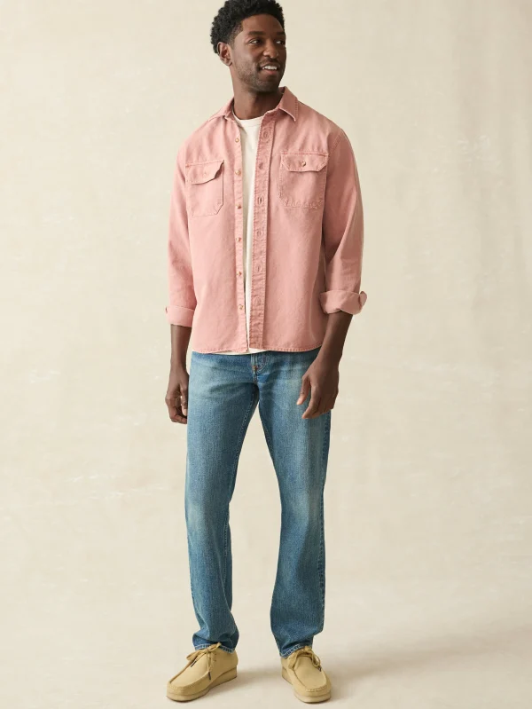 Jackets & Vests | Faherty Brand Sunwashed CPO - Sunset Clay