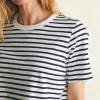 T-Shirts | Faherty Brand Sunwashed Crew Tee - Regatta Stripe