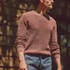 Sweaters | Faherty Brand Sunwashed Crewneck Sweater - Plum Wine