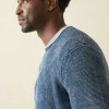 Sweaters | Faherty Brand Sunwashed Crewneck Sweater - Indigo Storm Wash