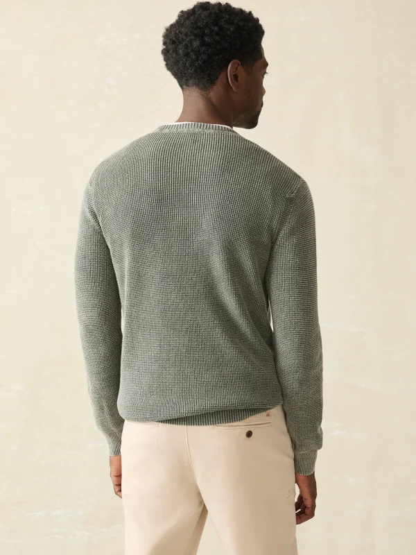 Sweaters | Faherty Brand Sunwashed Crewneck Sweater - Mountain Olive