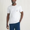 T-Shirts & Henleys | Faherty Brand Sunwashed Graphic Tee - White