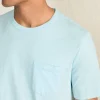 T-Shirts & Henleys | Faherty Brand Sunwashed Pocket Tee - Blue Oasis