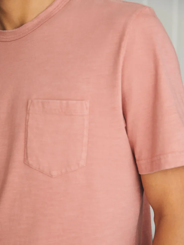 T-Shirts & Henleys | Faherty Brand Sunwashed Pocket Tee - Faded Flag