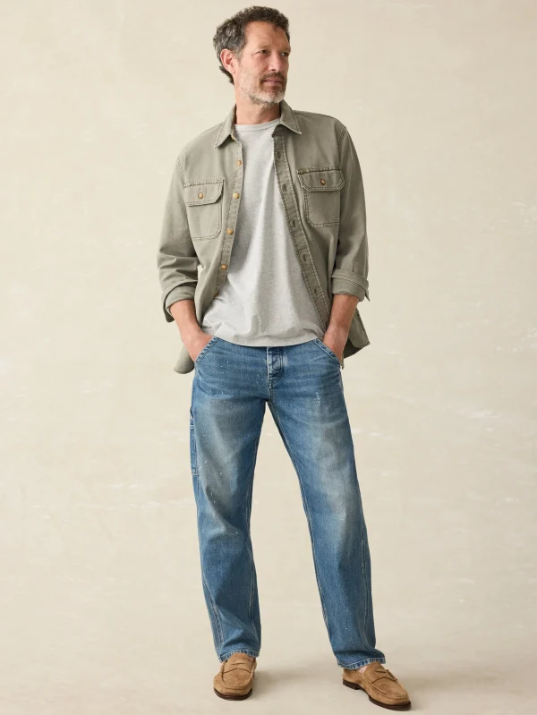 T-Shirts & Henleys | Faherty Brand Sunwashed Pocket Tee - Heather Grey