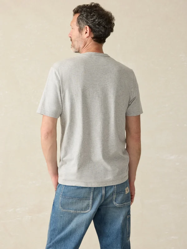 T-Shirts & Henleys | Faherty Brand Sunwashed Pocket Tee - Heather Grey