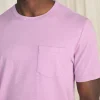 T-Shirts & Henleys | Faherty Brand Sunwashed Pocket Tee - Summer Violet