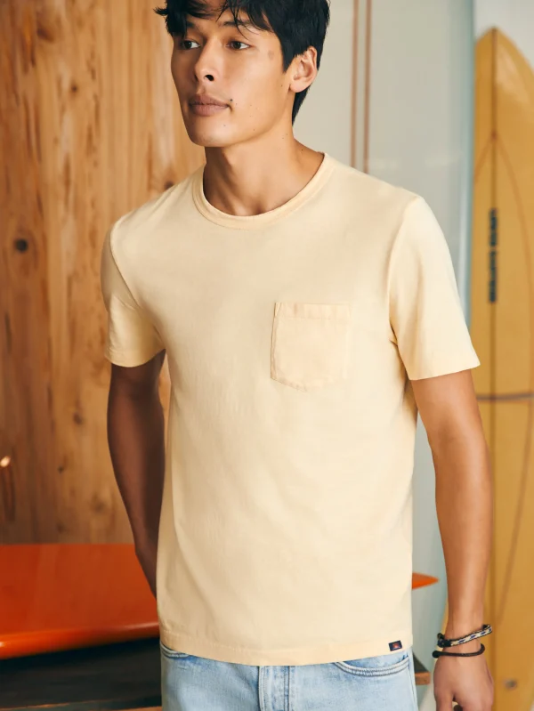 T-Shirts & Henleys | Faherty Brand Sunwashed Pocket Tee - Sunny Days