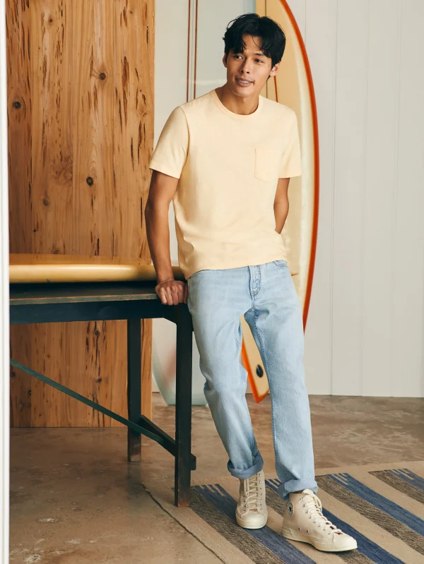 T-Shirts & Henleys | Faherty Brand Sunwashed Pocket Tee - Sunny Days