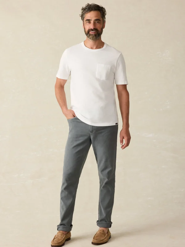 T-Shirts & Henleys | Faherty Brand Sunwashed Pocket Tee (Tall) - White