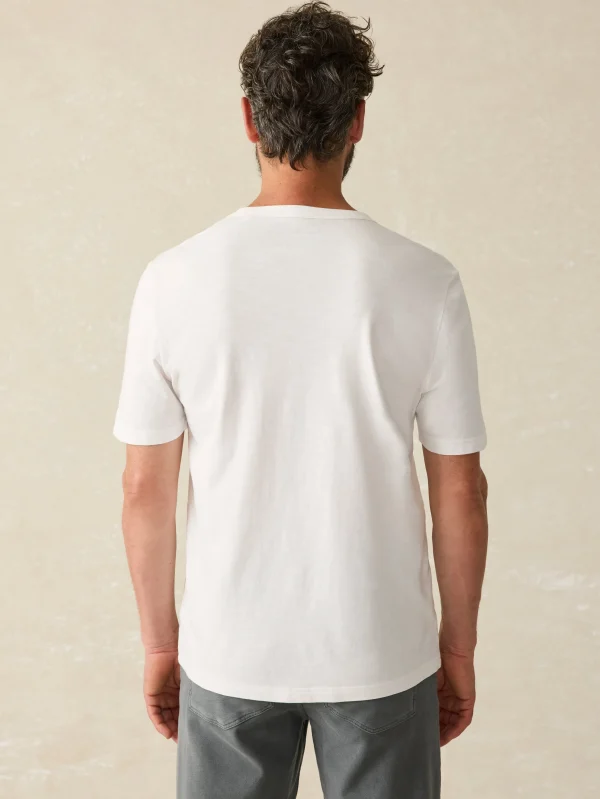 T-Shirts & Henleys | Faherty Brand Sunwashed Pocket Tee (Tall) - White