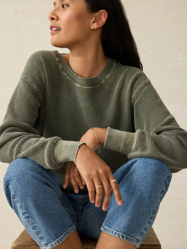 Sweaters | Faherty Brand Sunwashed Relaxed Sweater - Beetle