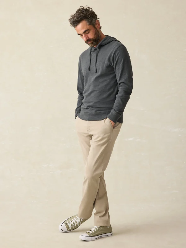 Hoodies & Sweatshirts | Lounge | Faherty Brand Sunwashed Slub Hoodie - Graphite