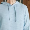 Hoodies & Sweatshirts | Lounge | Faherty Brand Sunwashed Slub Hoodie (Tall) - Blue Breeze