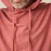 Hoodies & Sweatshirts | Faherty Brand Sunwashed Slub Hoodie (Tall) - Fall Red