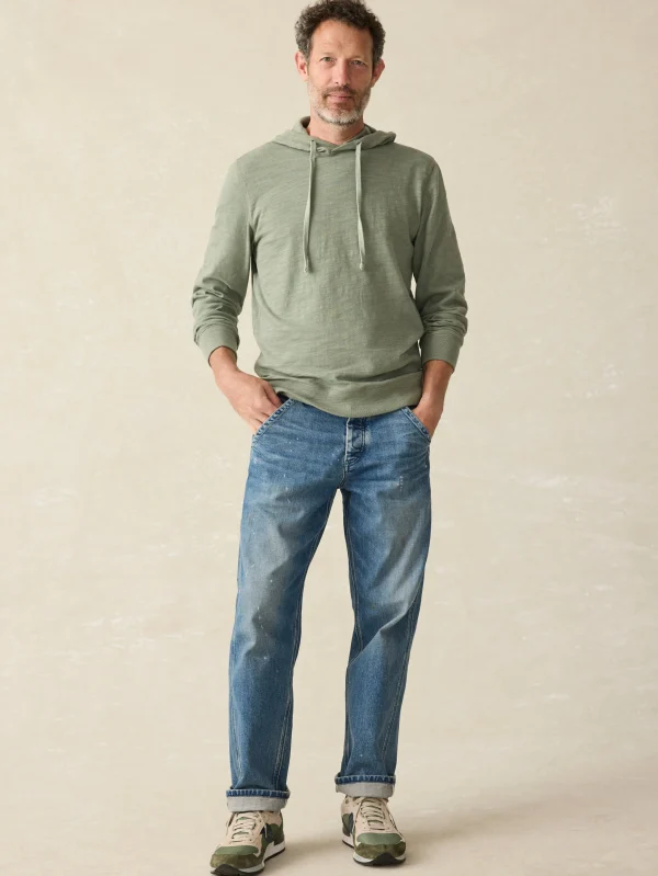 Hoodies & Sweatshirts | Faherty Brand Sunwashed Slub Hoodie (Tall) - Clover Creek