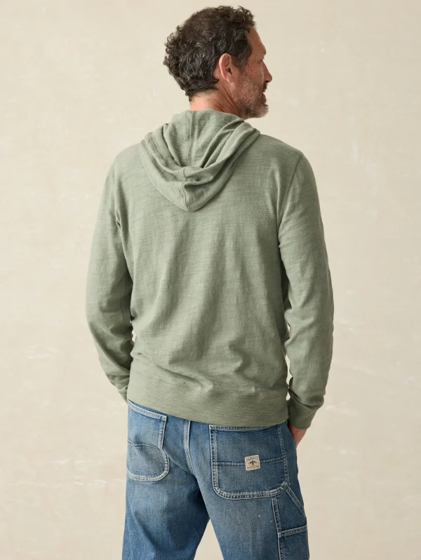 Hoodies & Sweatshirts | Faherty Brand Sunwashed Slub Hoodie (Tall) - Clover Creek