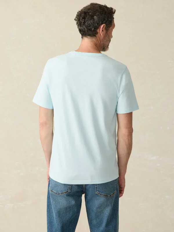 T-Shirts & Henleys | Faherty Brand Sunwashed Tee - Blue Oasis