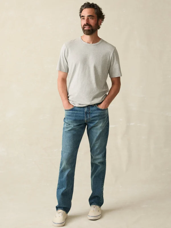 T-Shirts & Henleys | Faherty Brand Sunwashed Tee - Heather Grey