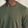 T-Shirts & Henleys | Faherty Brand Sunwashed Tee - Olive