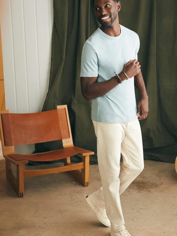 T-Shirts & Henleys | Faherty Brand Sunwashed Tee (Tall) - Hull Teal