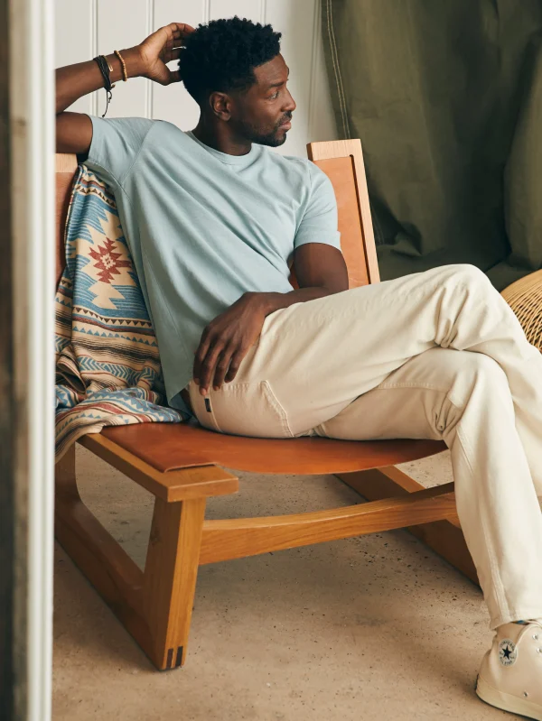 T-Shirts & Henleys | Faherty Brand Sunwashed Tee (Tall) - Hull Teal