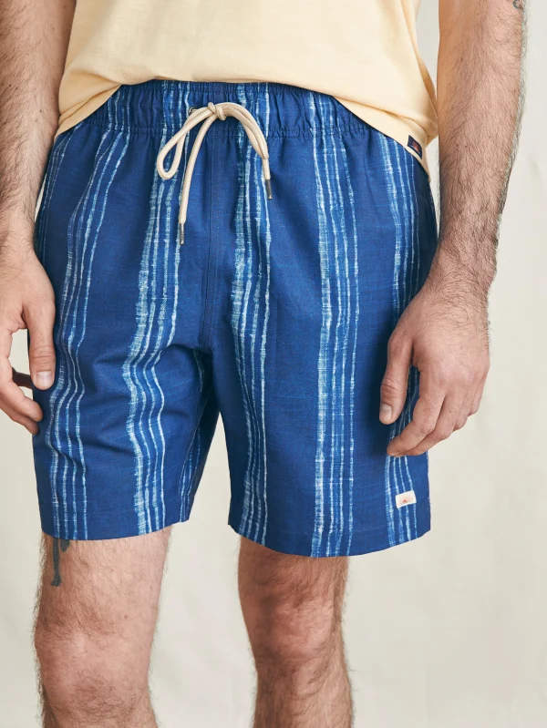 Swim | Faherty Brand Sunwashed Trunk - Barlow Ocean Stripe